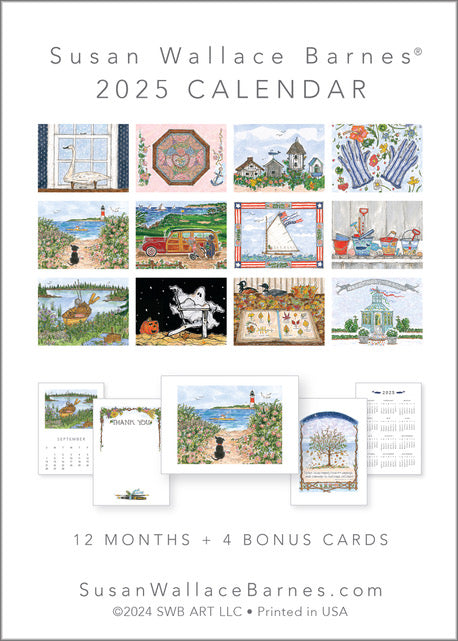 * 2025 * - 11 x 14 Susan Wallace Barnes 2025 * POSTER * Calendar