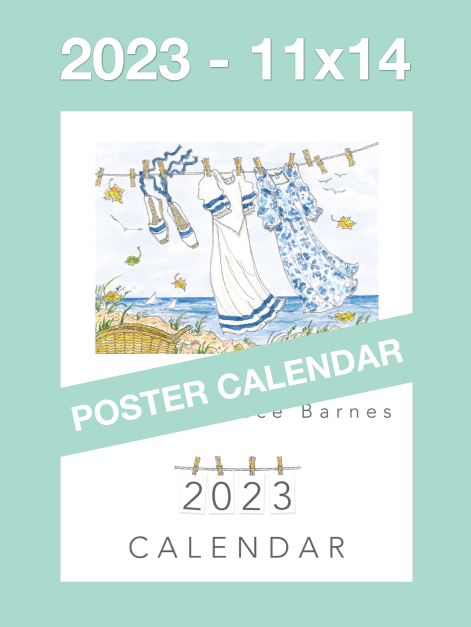 * 2023 * - 11 x 14 Susan Wallace Barnes 2023 * POSTER * Calendar