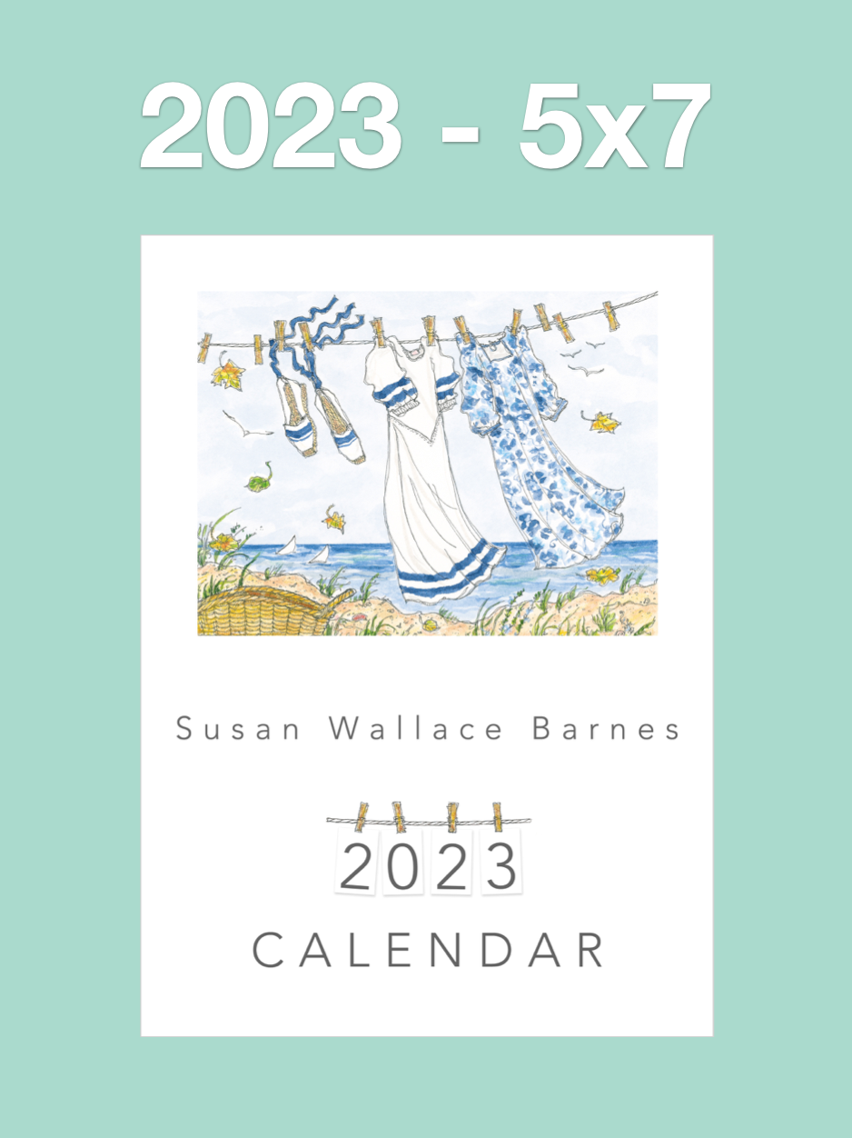 * 2023 * - 5 x 7 Susan Wallace Barnes 2023 Calendar