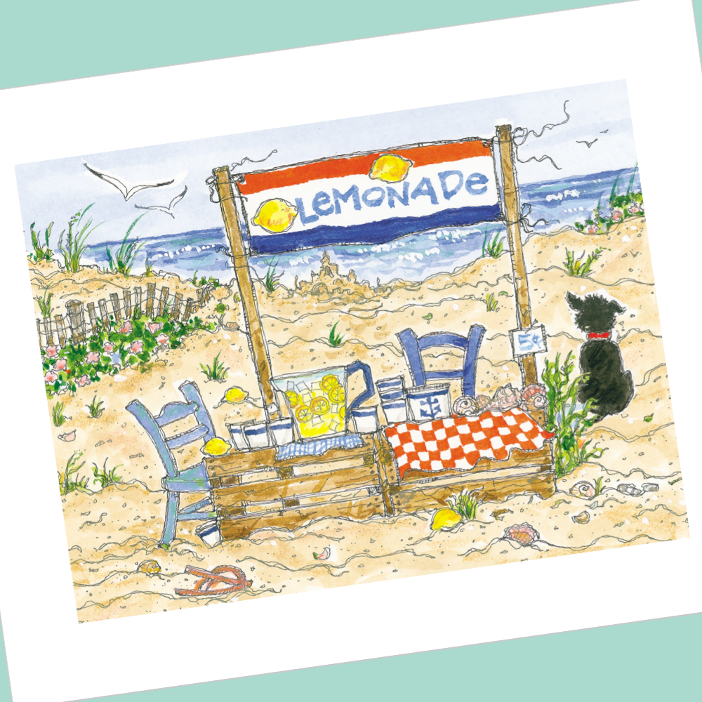 AUGUST 2023 4x5 Postcards with Envelopes - SET OF 10