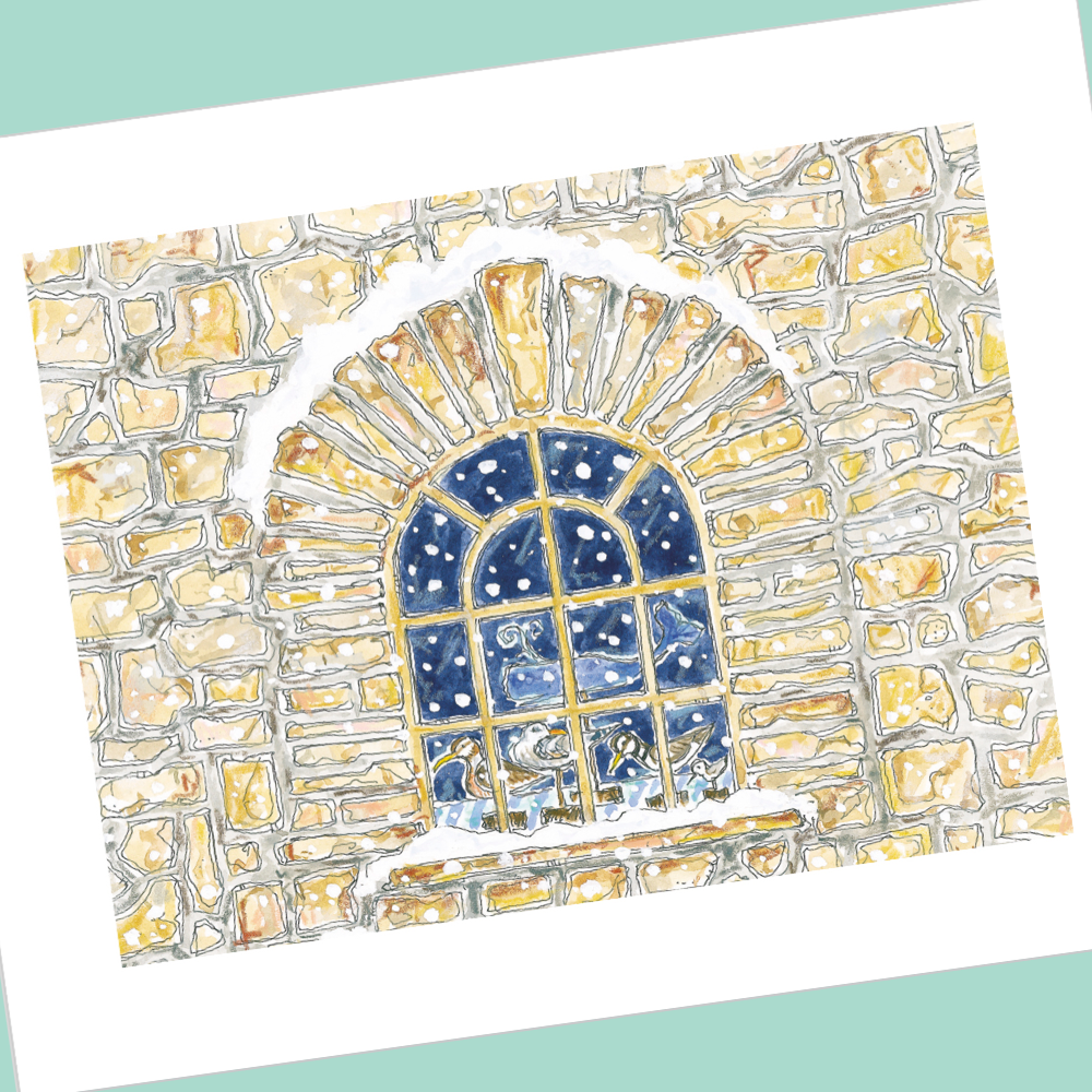 JANUARY 2023 4x5 Postcards with Envelopes - SET OF 10