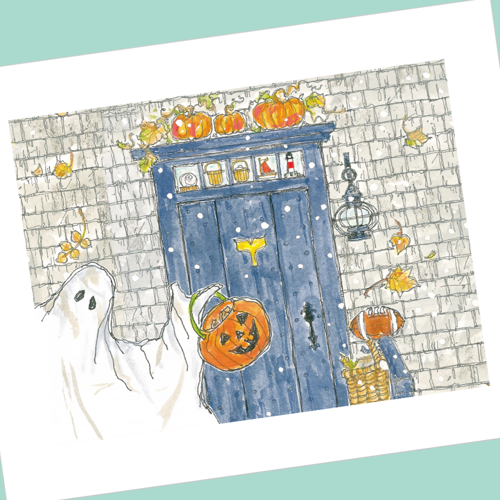 OCTOBER 2023 4x5 Postcards with Envelopes - SET OF 10