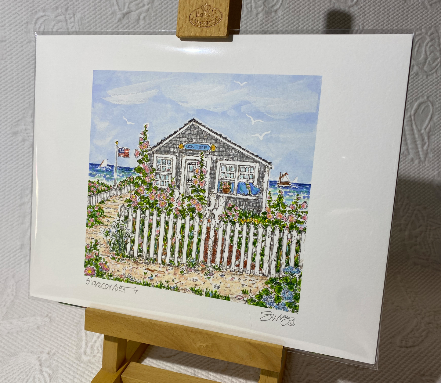 "Siasconset Low Tide" Signed Giclée (Horizontal)