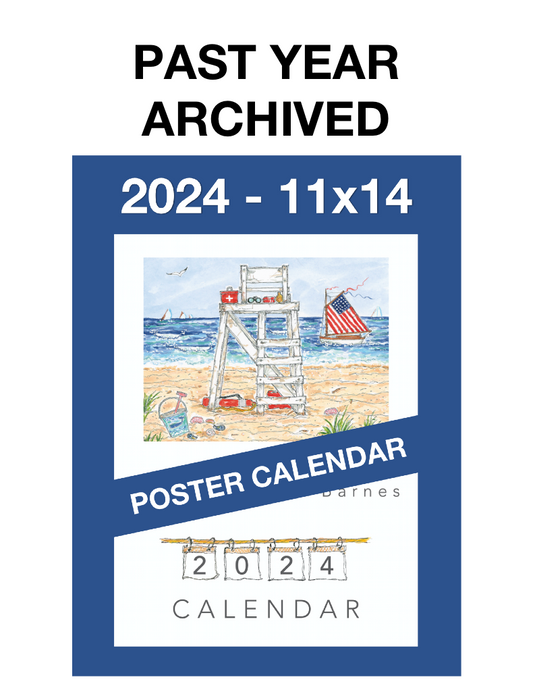 * 2024 * - 11 x 14 Susan Wallace Barnes 2024 * POSTER * Calendar