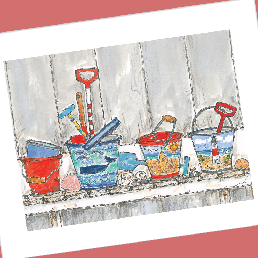 AUGUST 2025 4x5 Postcards with Envelopes - SET OF 10