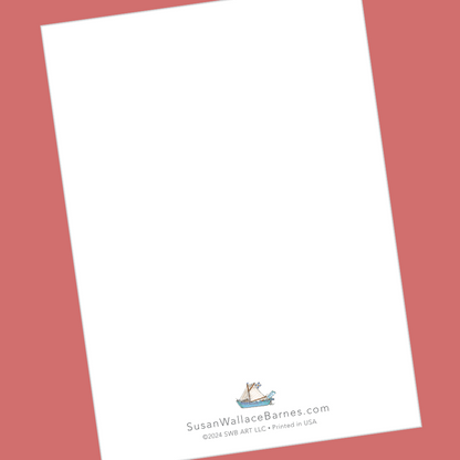 THANK YOU (Pen & Brush) 5x7 Postcards with Envelopes - SET OF 10