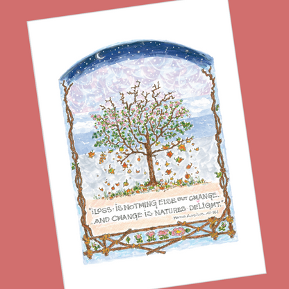 CHANGE 5x7 Postcards with Envelopes - SET OF 10