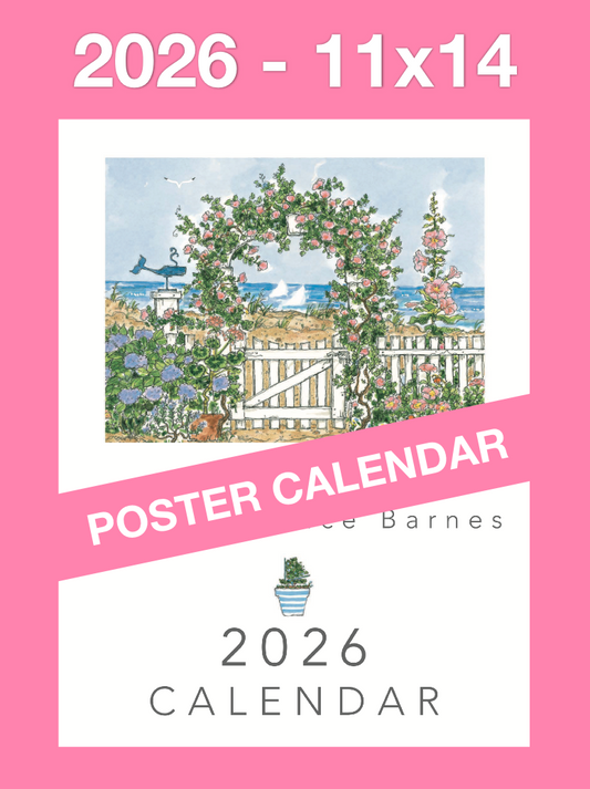 * 2026 * - 11 x 14 Susan Wallace Barnes 2026 * POSTER * Calendar