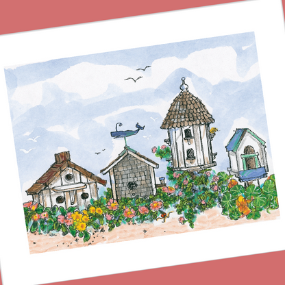 MARCH 2025 4x5 Postcards with Envelopes - SET OF 10