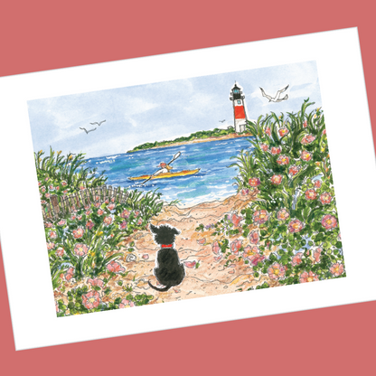 SANKATY KAYAK 5x7 Postcards with Envelopes - SET OF 10