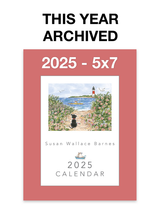 * 2025 * - 5 x 7 Susan Wallace Barnes 2025 Calendar