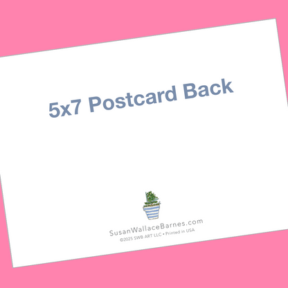 THANK YOU TOPIARY 5x7 Postcards with Envelopes - SET OF 10