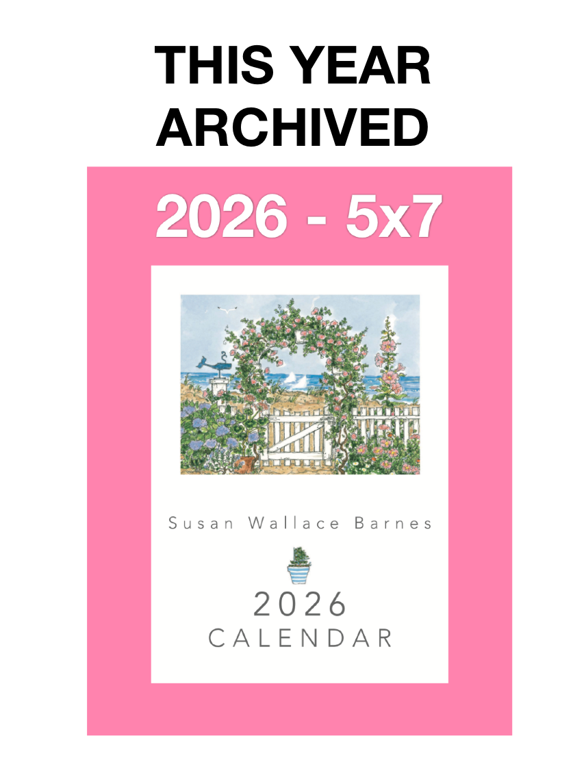 * 2026 * - 5 x 7 Susan Wallace Barnes 2026 Calendar