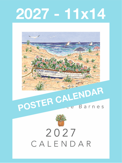 * 2027 * - 11 x 14 Susan Wallace Barnes 2027 * POSTER * Calendar