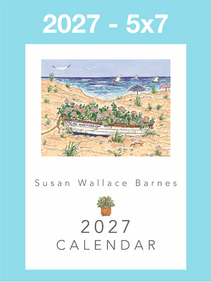 * 2027 * - 5 x 7 Susan Wallace Barnes 2027 Calendar