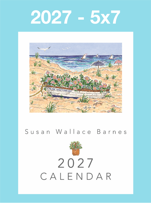 * 2027 * - 5 x 7 Susan Wallace Barnes 2027 Calendar