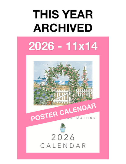 * 2026 * - 11 x 14 Susan Wallace Barnes 2026 * POSTER * Calendar