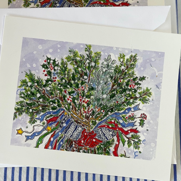 DECEMBER 2017 4x5 Postcards with Envelopes - SET OF 10