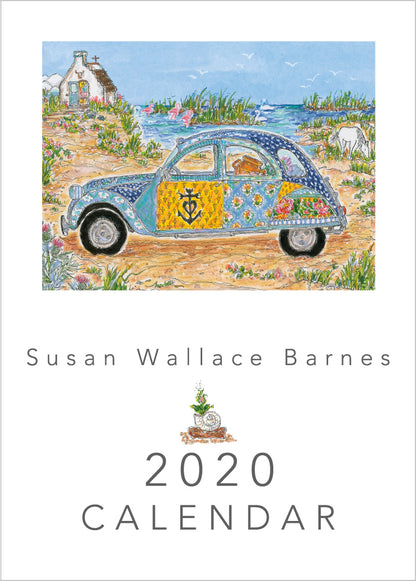 * 2020 * - 5 x 7  Susan Wallace Barnes 2020 Calendar