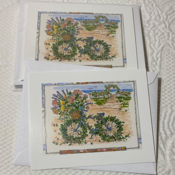 APRIL 2022 4x5 Postcards with Envelopes - SET OF 10
