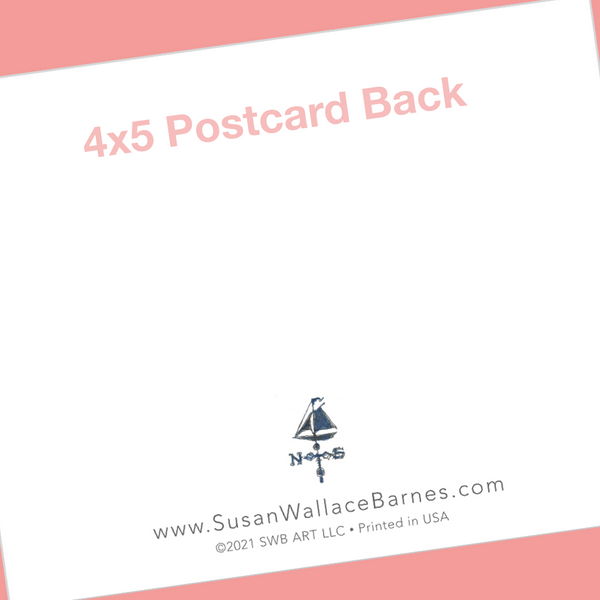 SEPTEMBER 2022 4x5 Postcards with Envelopes - SET OF 10