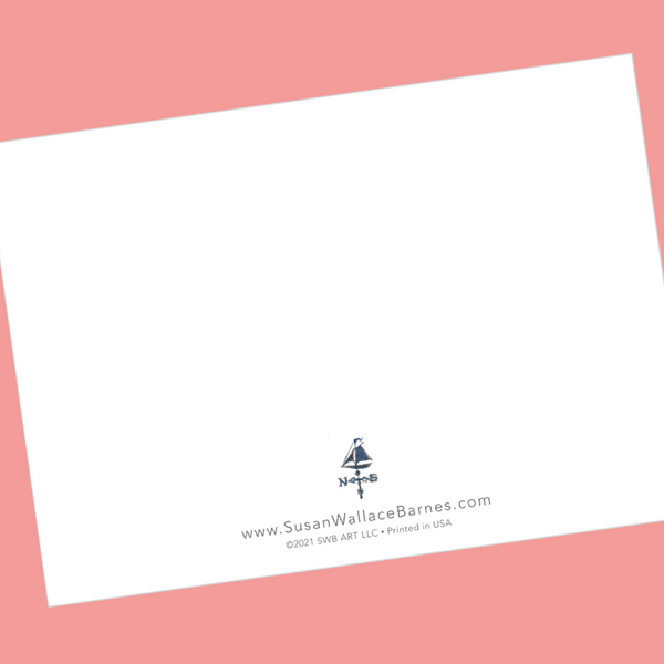 MARTHA'S VINEYARD WHARF 5x7 Postcards with Envelopes - SET OF 10