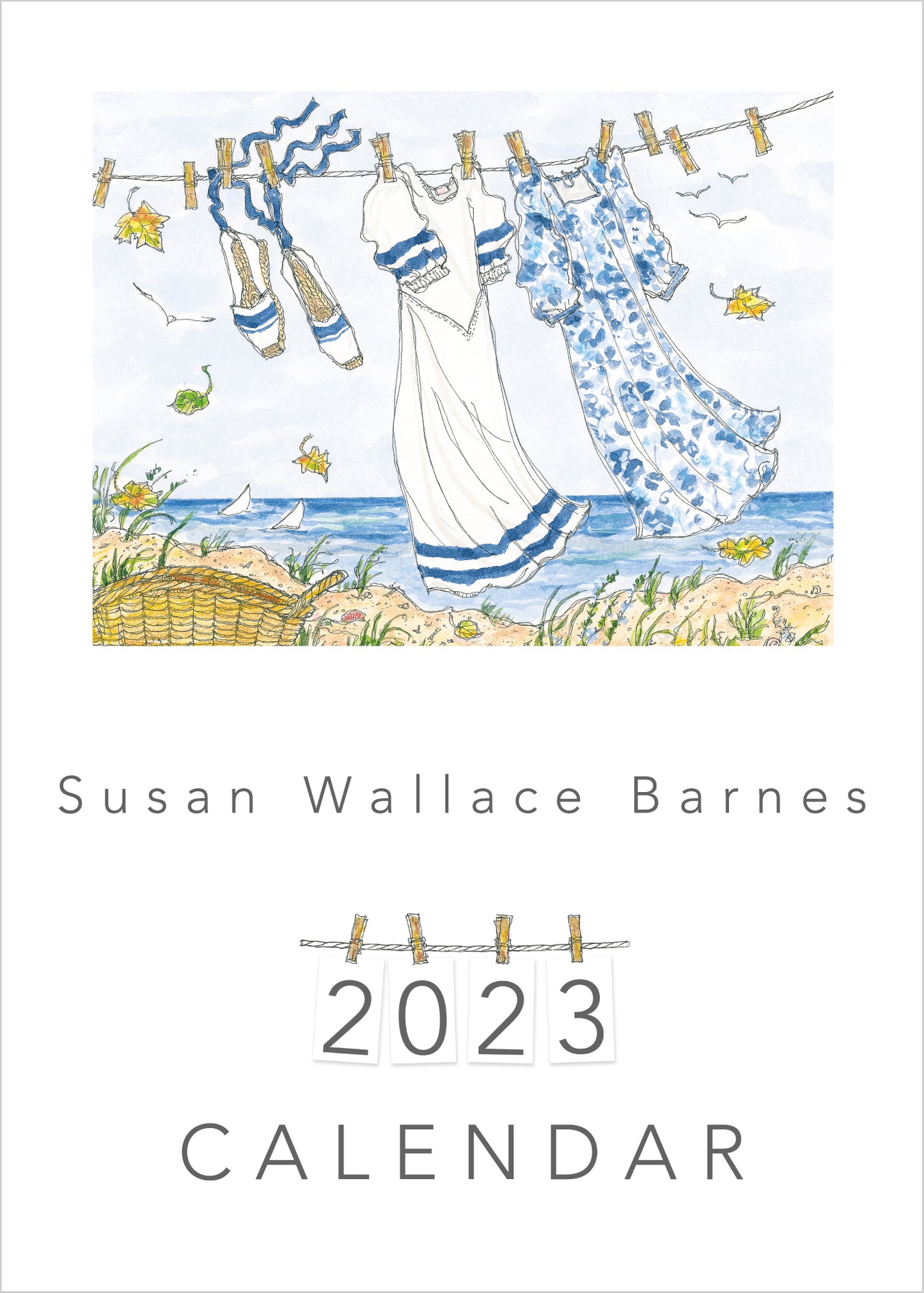 * 2023 * - 5 x 7 Susan Wallace Barnes 2023 Calendar