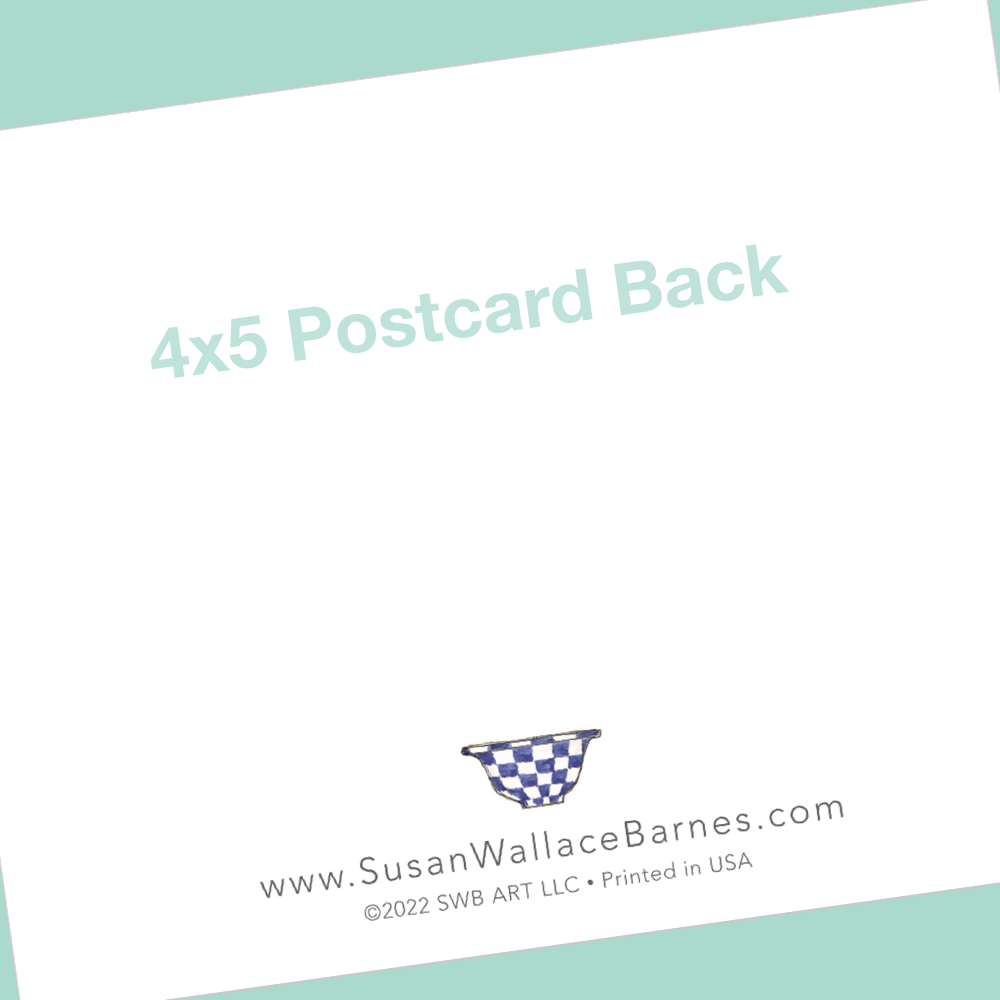 DECEMBER 2023 4x5 Postcards with Envelopes - SET OF 10