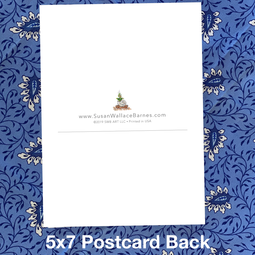 SHELL PHONE 5x7 Postcards with Envelopes - SET OF 10