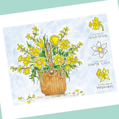 APRIL 2023 4x5 Postcards with Envelopes - SET OF 10