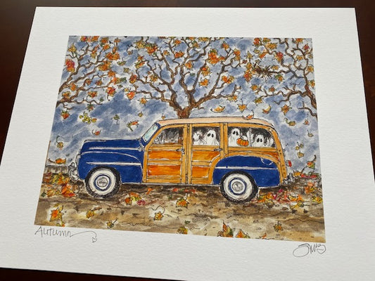 "Autumn" Woodie Signed Giclée (Horizontal)