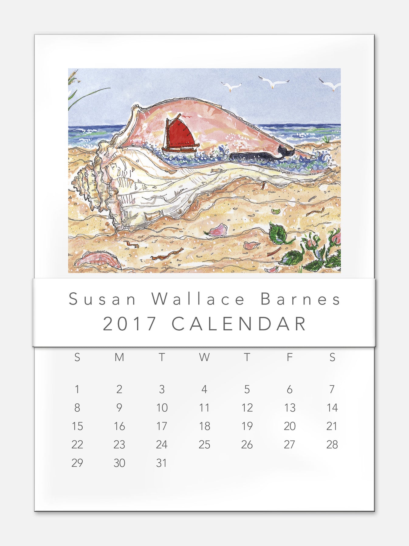 2017 5x7 Susan Wallace Barnes 2017 Calendar SUSAN WALLACE BARNES
