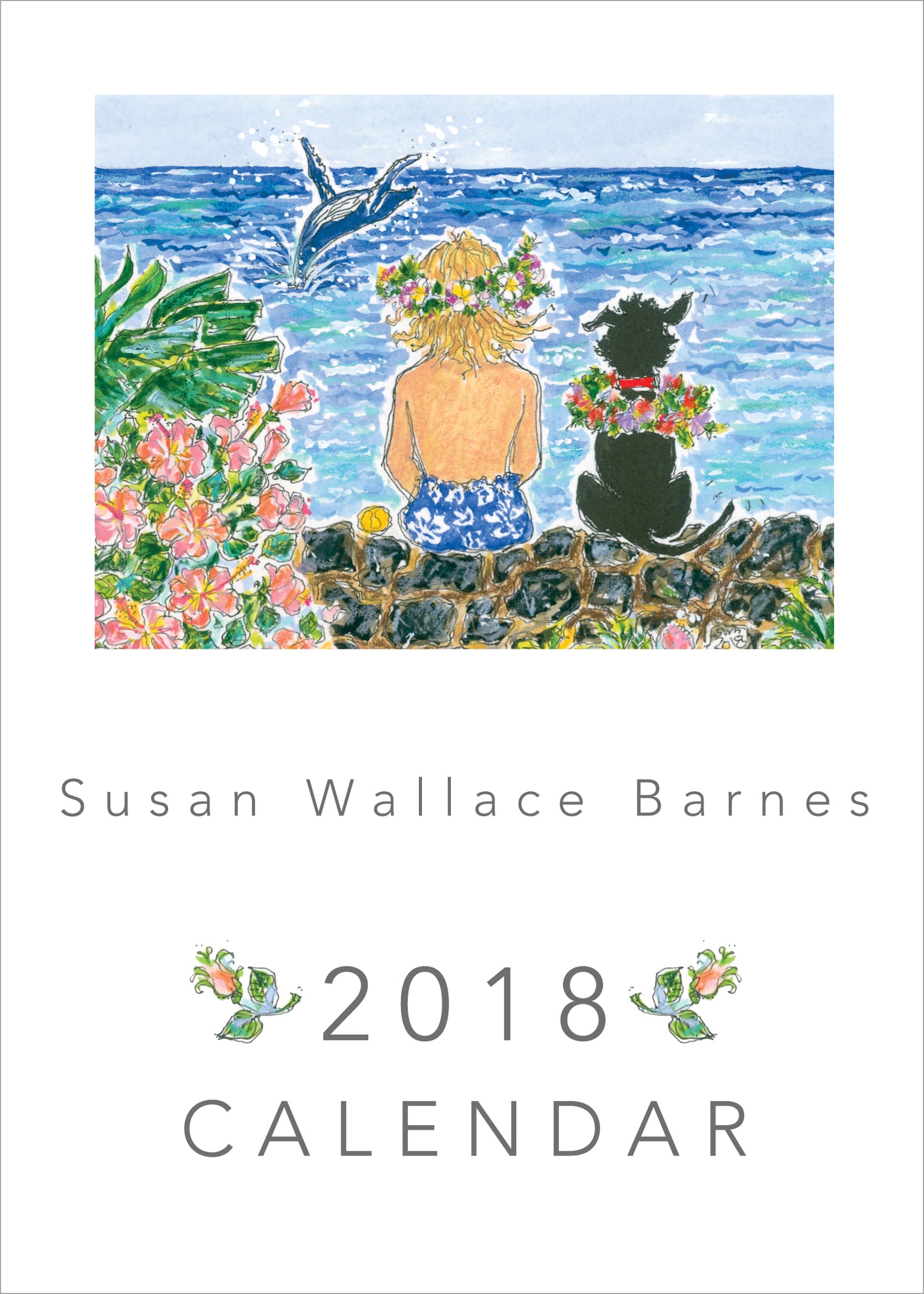 * 2018 * - 5 x 7 Susan Wallace Barnes 2018 Calendar