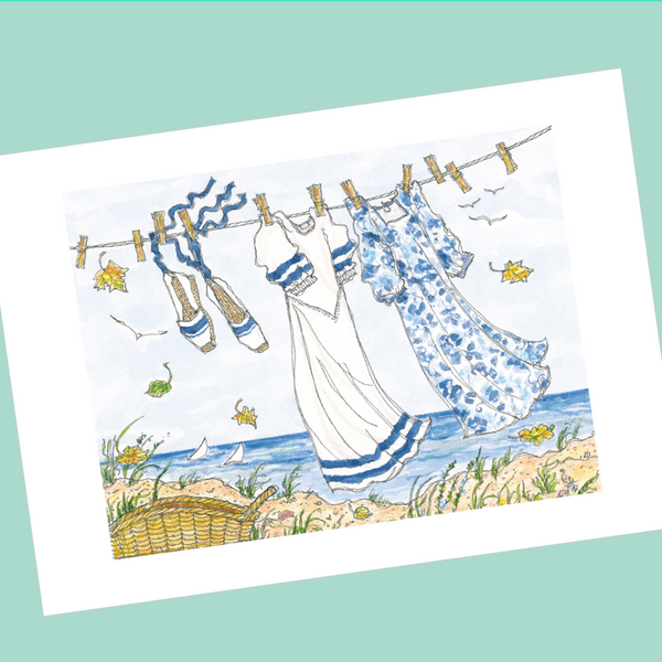 SOFT SUMMER BREEZE 5x7 Postcards with Envelopes - SET OF 10