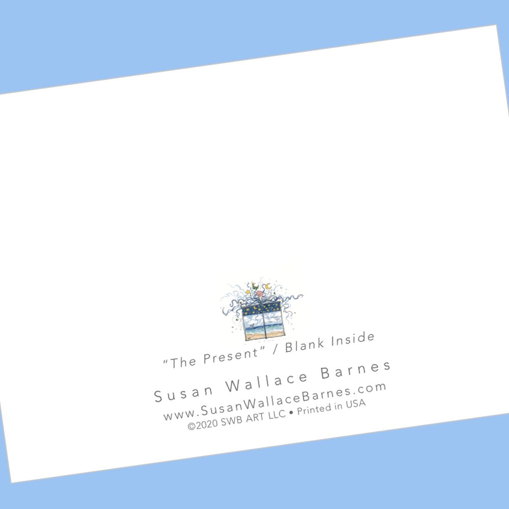 THE PRESENT Note Cards 5x7 with Envelopes - SET OF 10 – SUSAN