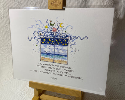 "The Present" Signed Giclée (Horizontal)