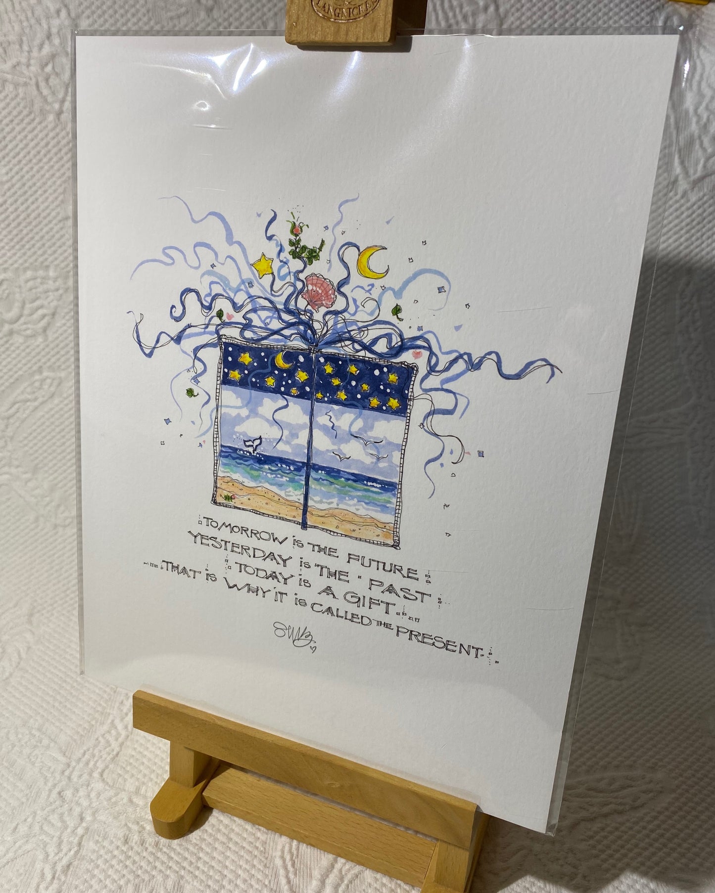 "The Present" Signed Giclée (Vertical)